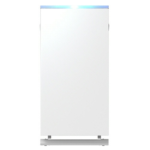 ウイルス抑制　除菌脱臭用UV-LED光触媒装置　UVish　据置タイプ200　1台 白い筐体の本体が正面から見える状態、無機質なデザインでシンプルな印象を与える。