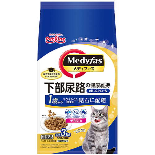 ﾒﾃﾞｨﾌｧｽ 1歳から ﾁｷﾝ味 3kg(500g×6袋) 1ﾊﾟｯｸ画像