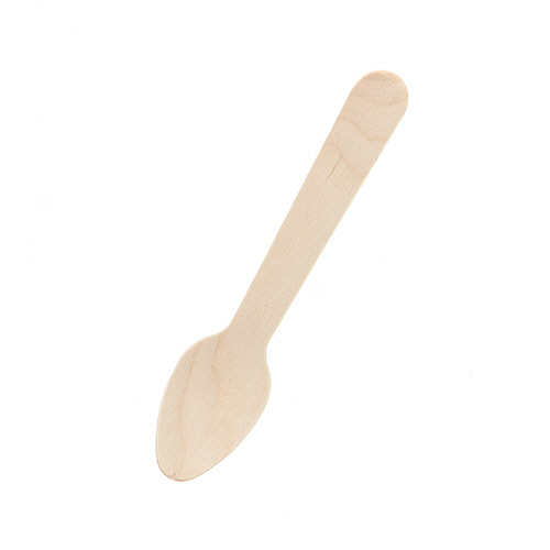 木製ｽﾌﾟｰﾝ 110mm 未晒紙完封 1ｾｯﾄ(5000本:100本×50ﾊﾟｯｸ)画像