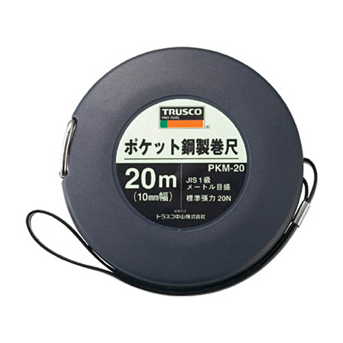 ﾎﾟｹｯﾄ鋼製巻尺 ｽﾁｰﾙ 20m 1個画像