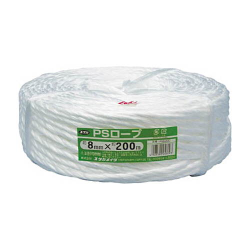 ﾛｰﾌﾟ PSﾛｰﾌﾟ 8φ×200m 1巻画像