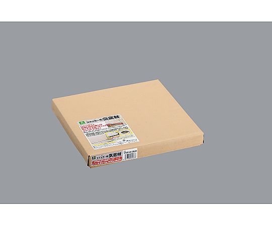 30x10mmx6m 気密スポンジ(シャッター用) 緩やかに曲がった長いスポンジがパッケージに収められた状態