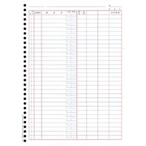 単票ﾊﾞｲﾝﾀﾞｰ元帳 A4ﾀﾃ 1箱(1000枚)画像