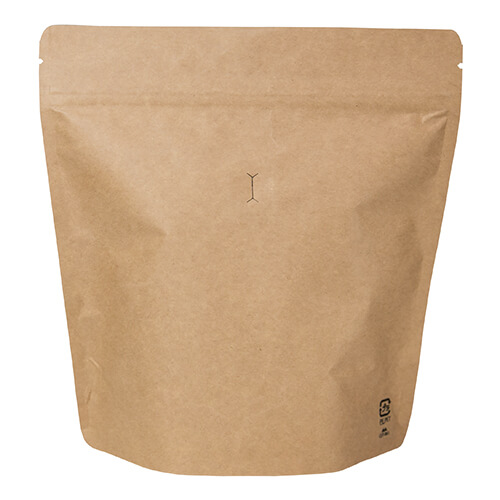 コーヒーのパッケージに！インナーバルブ付なのでガスによる破裂防止に