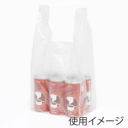 エンボス加工ありの便利なハンガータイプのレジ袋