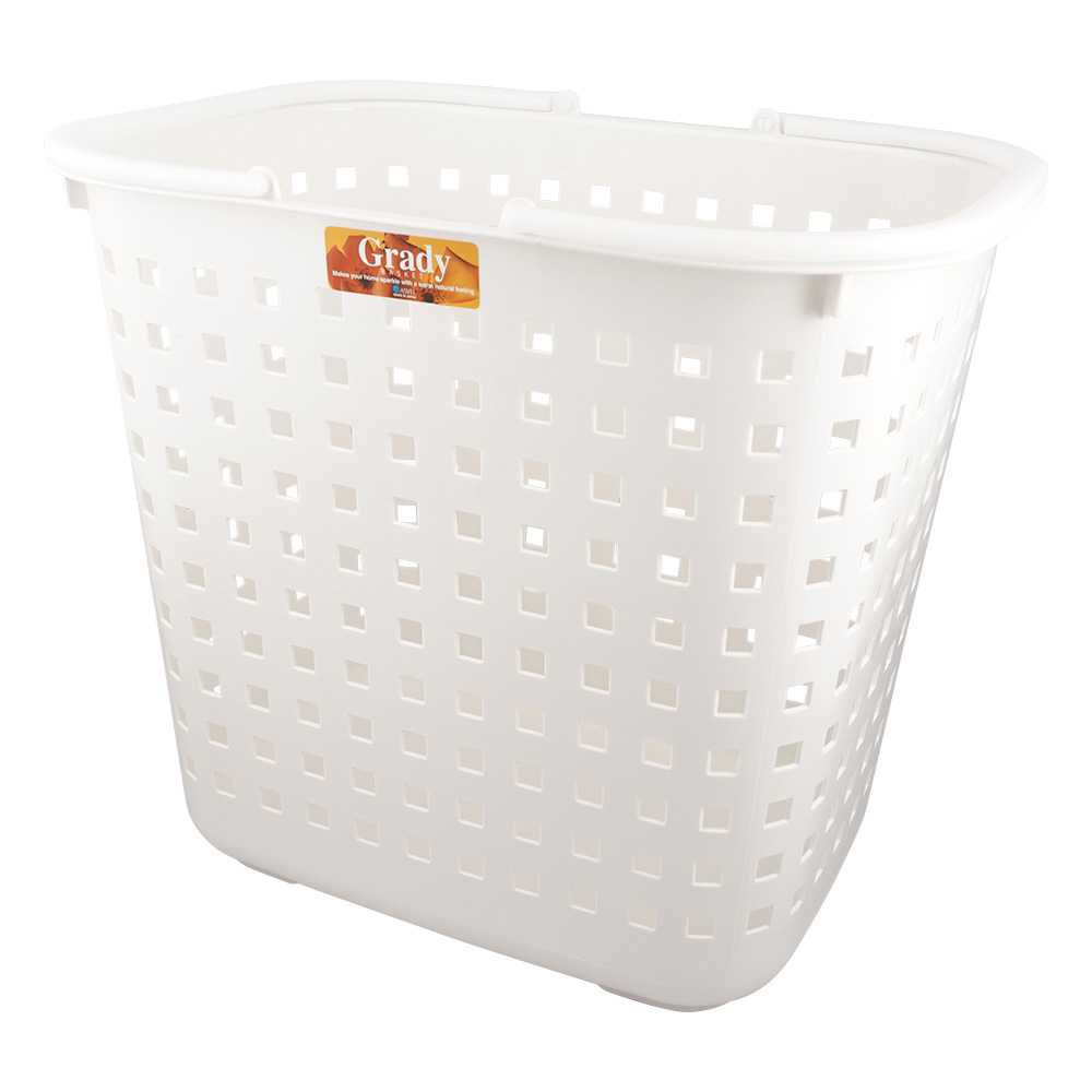 グレディーバスケット　L　ホワイト画像