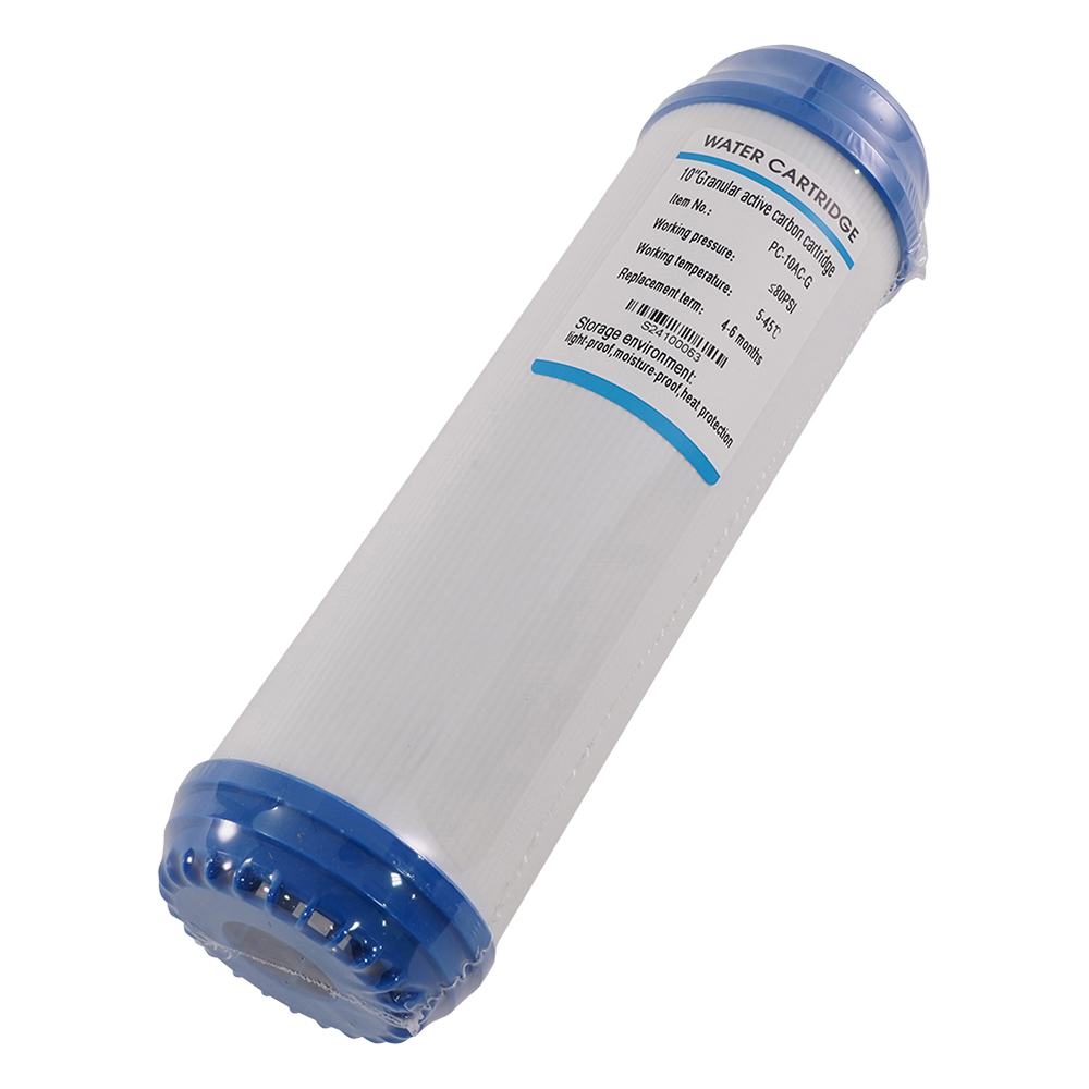 純水製造装置　活性炭フィルター画像