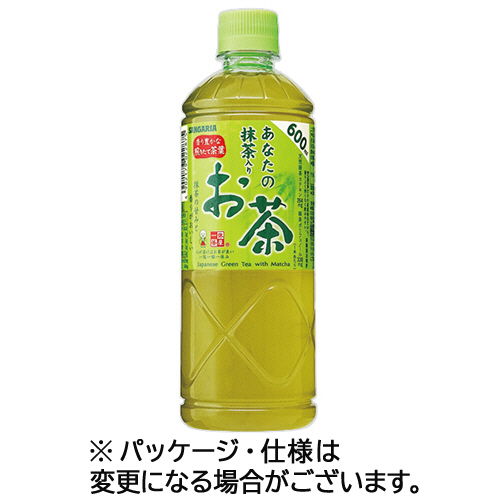 あなたの抹茶入りお茶 600mL ﾍﾟｯﾄﾎﾞﾄﾙ 1ｾｯﾄ(72本:24本×3ｹｰｽ)画像