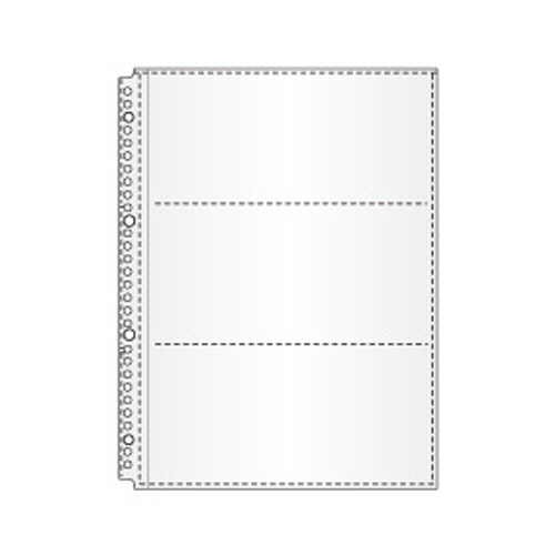 ﾁｹｯﾄﾘｰﾌ A4-L 30穴 3段 1ﾊﾟｯｸ(10枚)画像