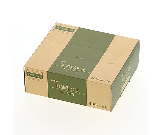 耐油耐水紙 150×270mm クラフト 400枚入
