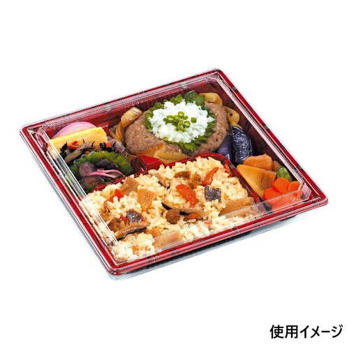 中央化学 弁当容器 HS 古今L-7 かすりR 本体画像