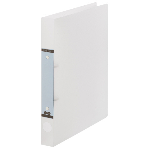 Oﾘﾝｸﾞﾌｧｲﾙ A4ﾀﾃ 2穴 200枚 ﾘﾝｸﾞ内径25mm背幅35mmｸﾘｱ 1ｾｯﾄ(10冊)画像