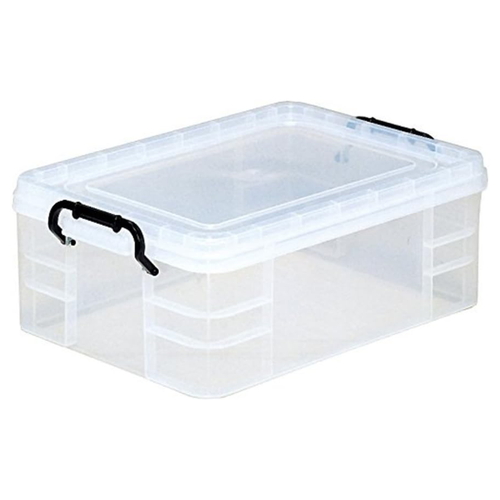 収納ボックス　セーフティBOX4型クリア画像