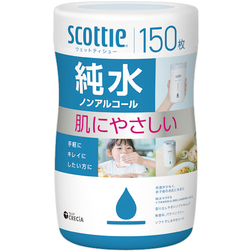 ｽｺｯﾃｨ ｳｪｯﾄﾃｨｼｭｰ 純水99% 本体 1個(150枚)画像