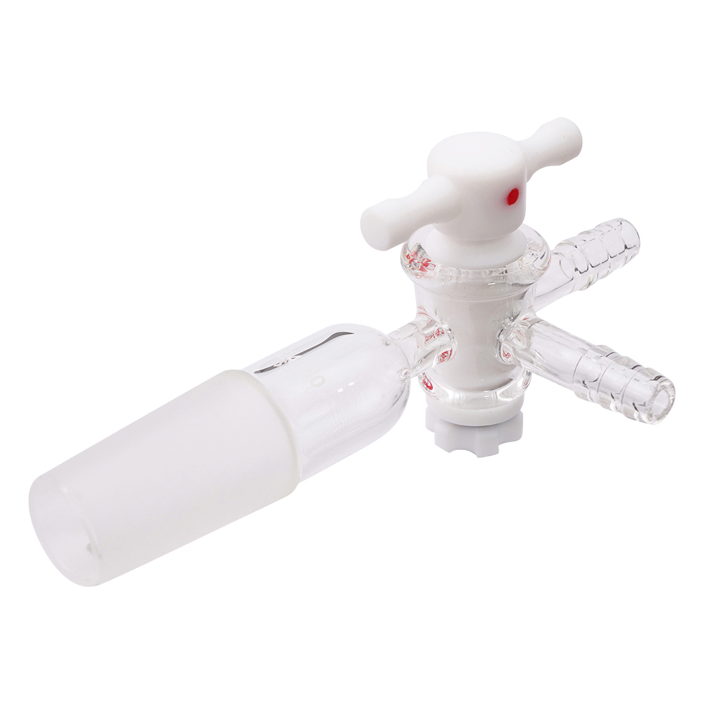 ジョイント付三方コック　テフロンコック　TS24／40