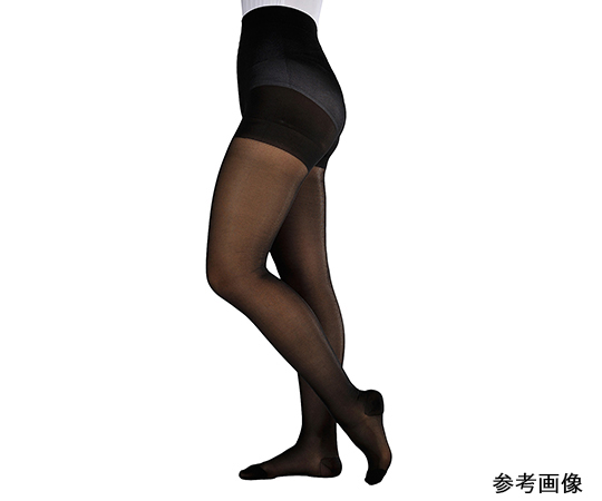 アンシルク®・1　パンティーストッキング（つま先あり）　ブラック　S画像