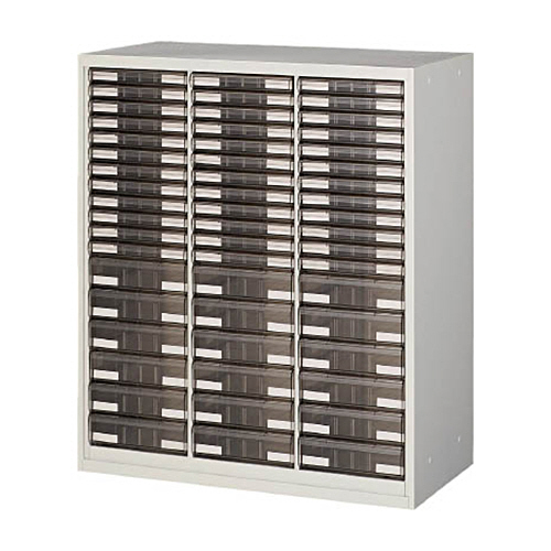 U型壁面書庫 ｶﾀﾛｸﾞｹｰｽ 引出B4 浅×36深×18 ﾎﾜｲﾄ 1台画像