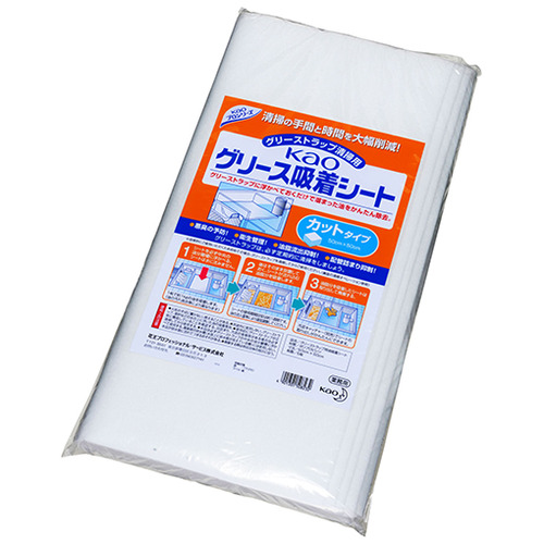 Kaoｸﾞﾘｰｽ吸着ｼｰﾄ ｶｯﾄﾀｲﾌﾟ 1ﾊﾟｯｸ(5枚)画像