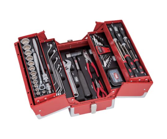 整備用工具セット ツールセット （レッド仕様） 間口433×奥行220×高さ240mm