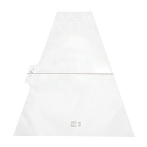 ｻﾝﾄﾞｲｯﾁ袋 横開き 75 ﾗｲﾝ白 1ｾｯﾄ(1000枚:100枚×10ﾊﾟｯｸ)画像