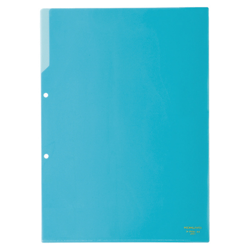 ｸﾘﾔｰﾎﾙﾀﾞｰ(2穴あき･ｶﾗｰ) A4 青 1ｾｯﾄ(50枚)画像