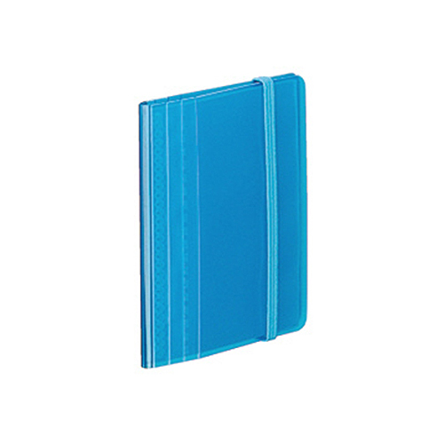 ｶｰﾄﾞﾎﾙﾀﾞｰ(ﾉﾋﾞｰﾀ)固定式ﾐﾆﾀｲﾌﾟ60名(最大120名)ﾀﾃ入 ﾗｲﾄﾌﾞﾙｰ 1ｾｯﾄ(10冊)画像