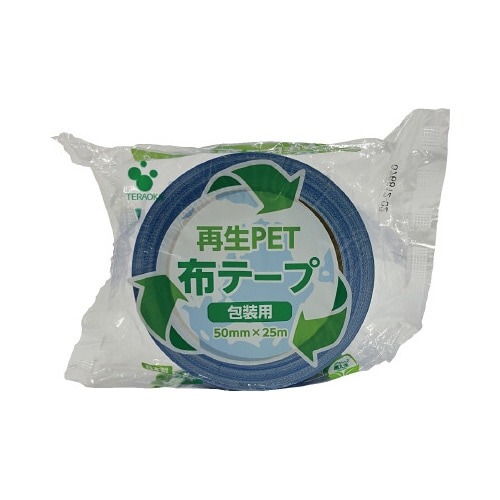 再生ＰＥＴ布テープＮｏ．１６０５　青　５０ｍｍ画像