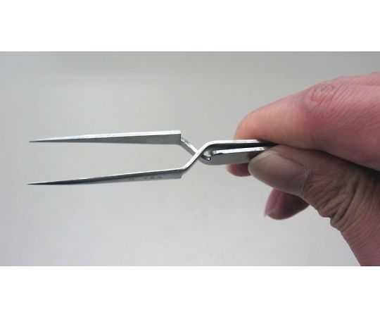 110mm/R5A 逆作用ピンセット(ｽﾃﾝﾚｽ製)画像