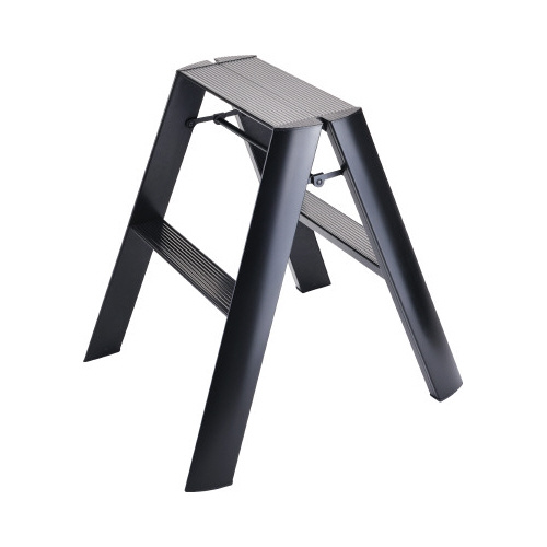 踏み台　ルカーノ　２段　ブラック画像