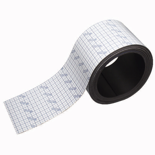 ﾏｸﾞﾈｯﾄ粘着ﾛｰﾙ ｶｯﾃｨﾝｸﾞﾗｲﾝ付 幅100mm×長さ10m×厚さ0.8mm 1巻画像