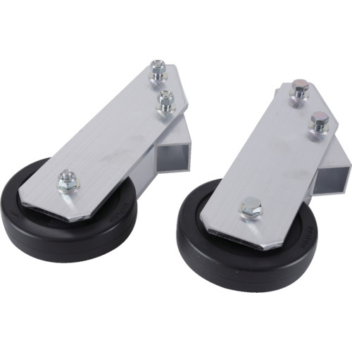 5段ｱﾙﾐ作業用踏台背面ｷｬｽﾀｰ 1ﾊﾟｯｸ(2個)画像