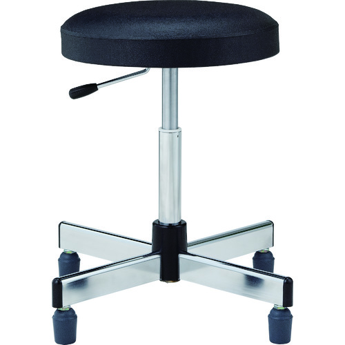 ノーリツ　作業用チェア　ゴム固定脚　ブラック画像