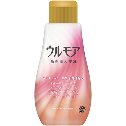 ｳﾙﾓｱ 高保湿入浴液 ｸﾘｰﾐｰﾛｰｽﾞの香り 本体 600ml 1本画像