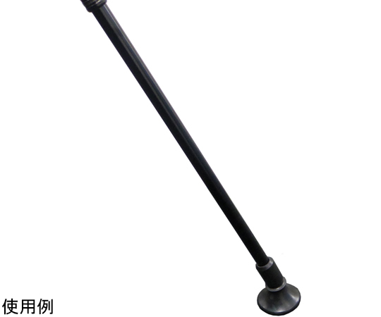 リハステッキ用替えゴム ワイド 19mm 黒のゴム製パーツが平らな面に置かれている状態
