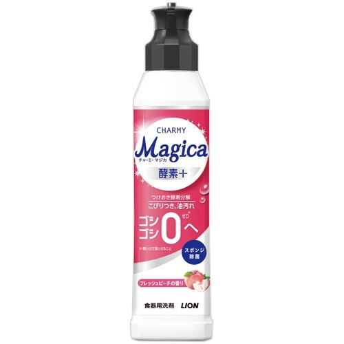 チャーミー Magica 酵素+ フレッシュピーチの香り 本体 220mL 1本画像
