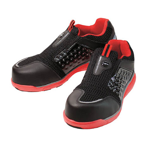 ﾏﾝﾀﾞﾑｾｰﾌﾃｨｼｭｰｽﾞ ﾚｯﾄﾞ×ﾌﾞﾗｯｸ 22.5cm 1足画像