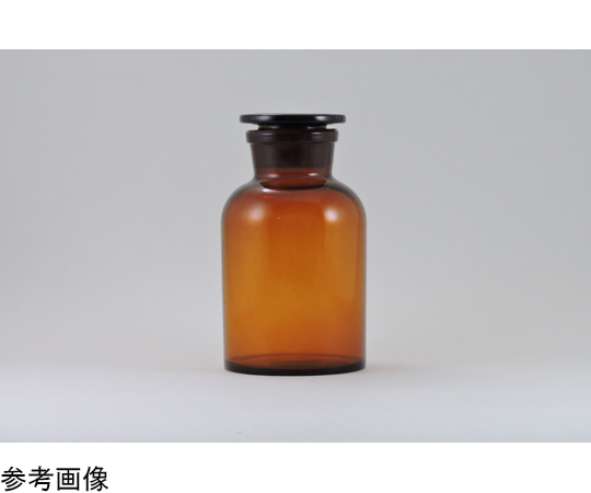 試薬瓶　30mL　広口　茶画像