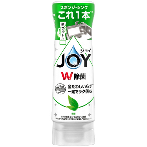 ｼﾞｮｲ W除菌 ｺﾝﾊﾟｸﾄ 逆さﾎﾞﾄﾙ 緑茶の香り 本体 290mL 1本画像