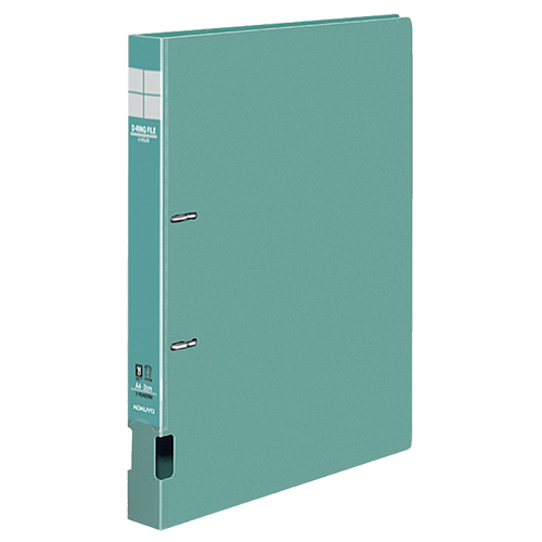 DﾘﾝｸﾞﾌｧｲﾙS型再生PP表紙A4 2穴 200枚 20mmとじ 背幅34mm緑 1冊画像