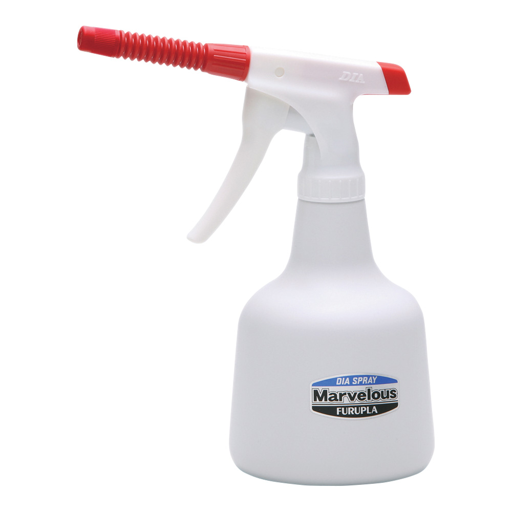 マーベラス（アルカリ系耐用スプレーボトル）レッド 8cmストレートノズル 500mL画像