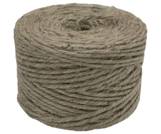 荷造り紐　ジュート麻　14番　3本撚×55m　100g