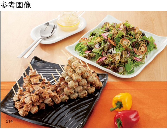 盛込プレート 虹釉 300×300×33mm 15個入 滑らかな虹色の釉薬が施された平らなプレートの表面