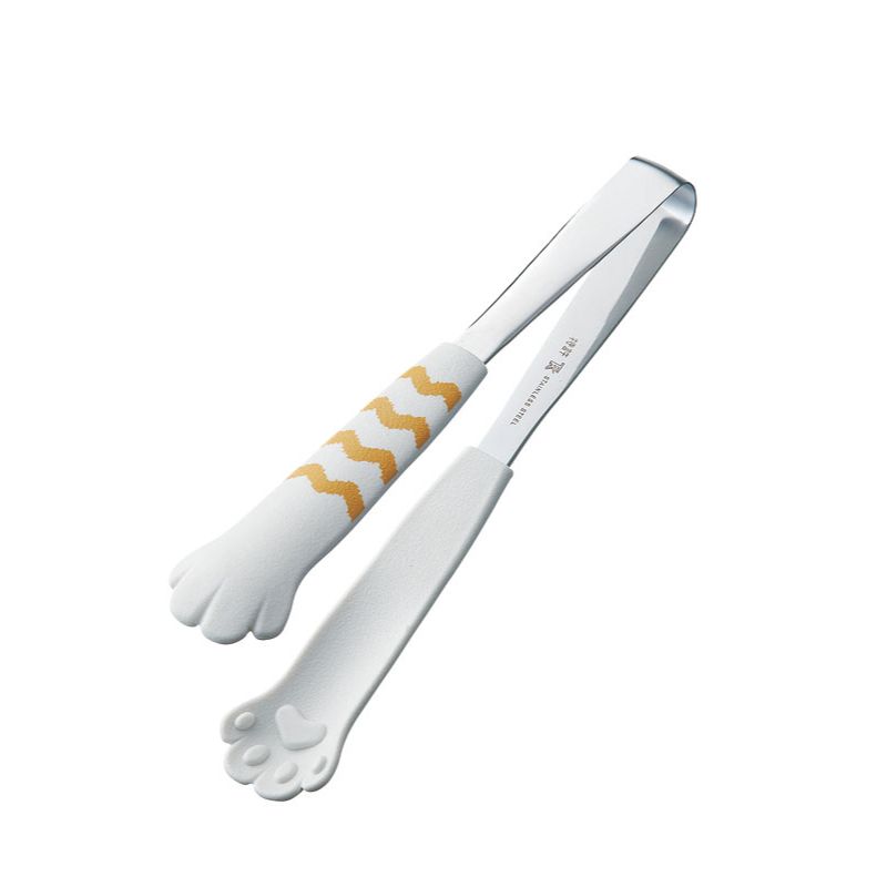 18-0 卓上トングきゃっちだにゃん しま白 田辺金具画像