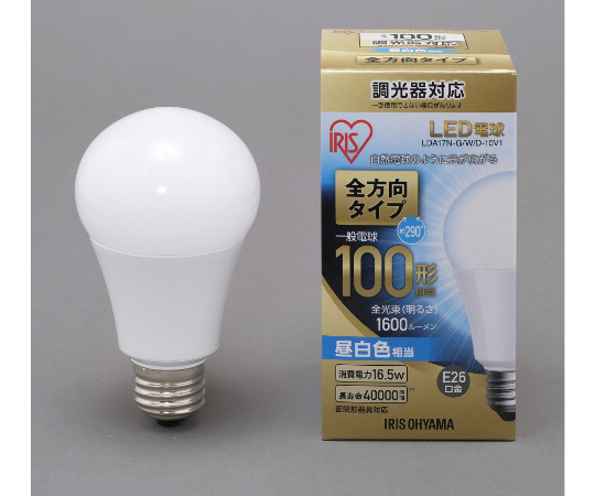 LED電球　全方向　調光　100形相当　昼白色画像