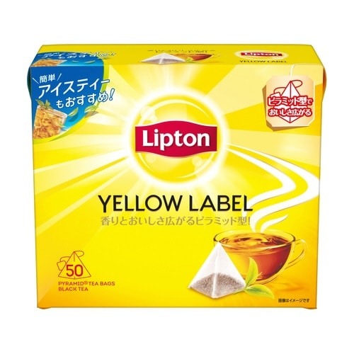 イエローラベル　三角ティーバッグ　５０Ｐ画像