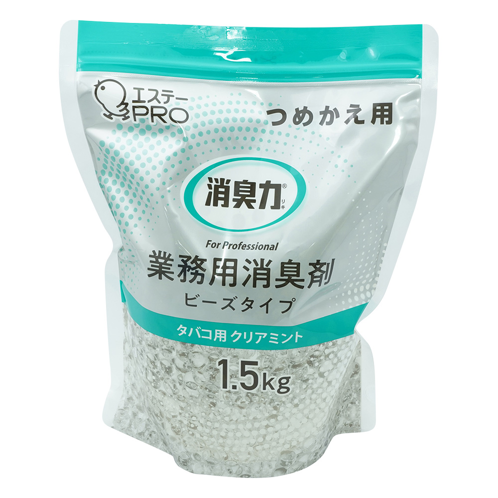 消臭力　業務用ビーズタイプ　大容量　詰替用　タバコ用　クリア画像