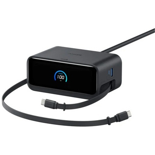 電源タップANKERNanoChargingStation(7-in-1 100W 巻取USB-C) ブラック 1個画像